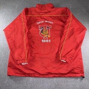 Tuskegee Golden Tigers Jacket Mens 2XL Red‎ NCAA College Football Full Zip